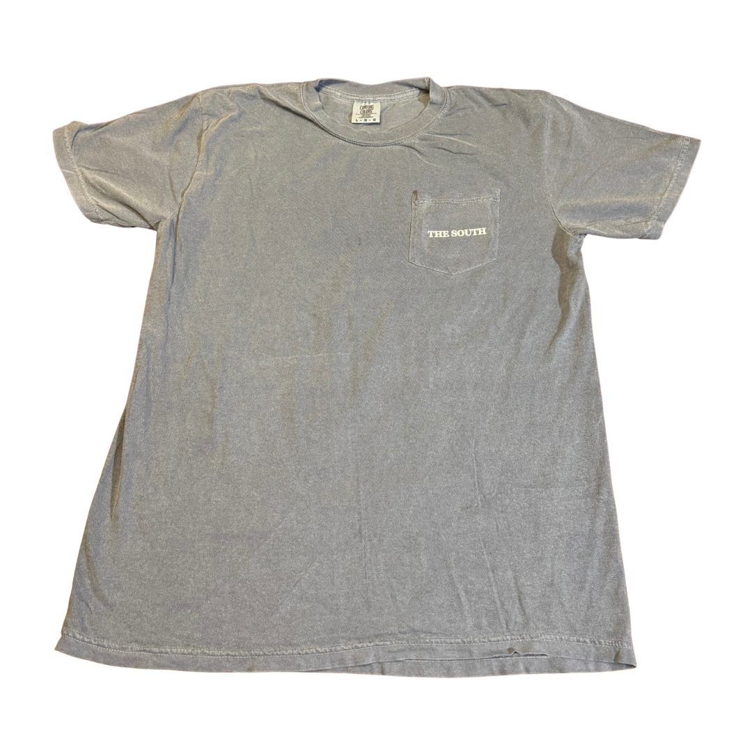 The Flag Pocket Tee - Denim - The South