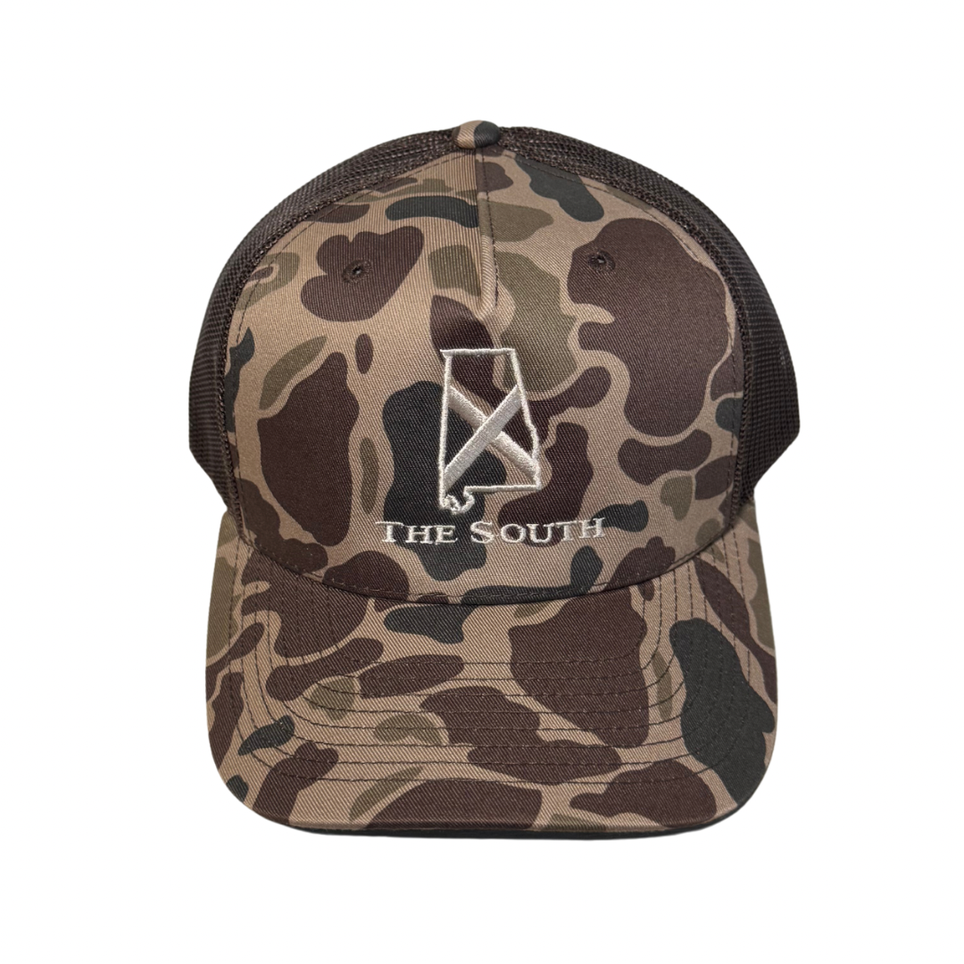 Five Panel - Bark Duck Camo/Brown/Khaki - The South