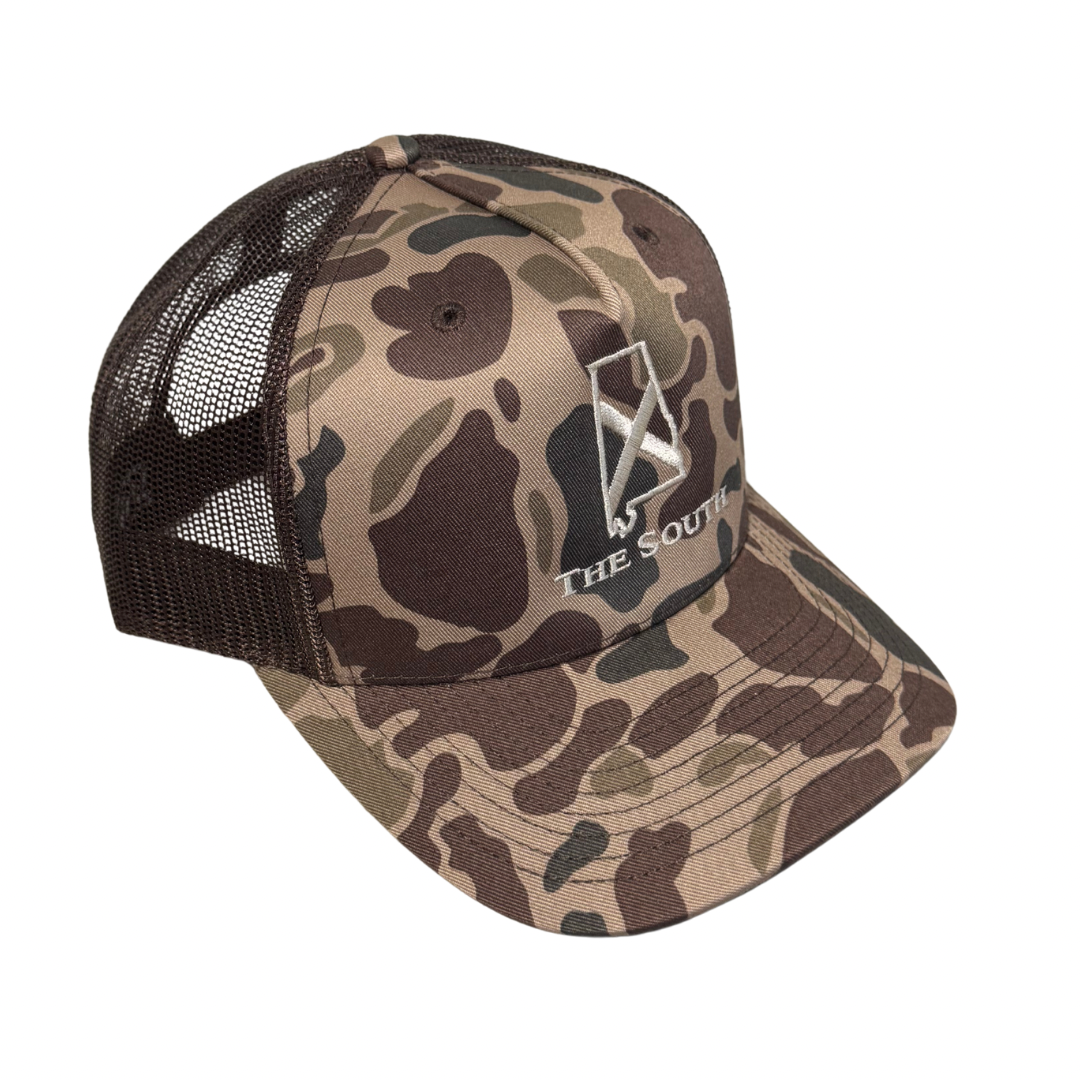 Five Panel - Bark Duck Camo/Brown/Khaki - The South