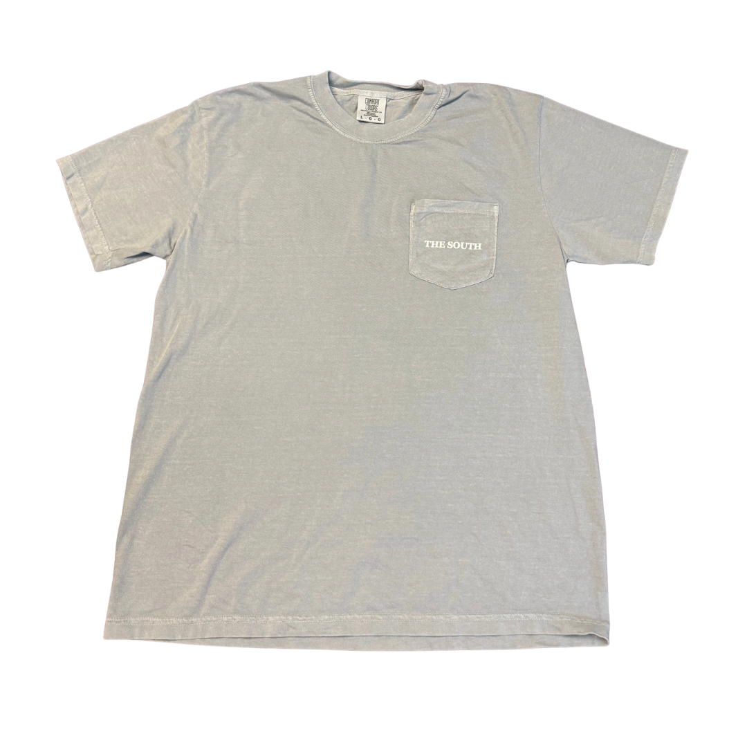 The Buck Pocket Tee - Granite - The South
