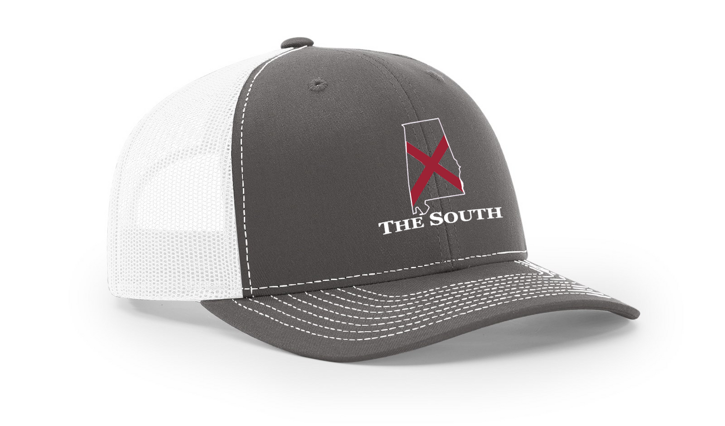 Charcoal/White/CrimsonX - The South
