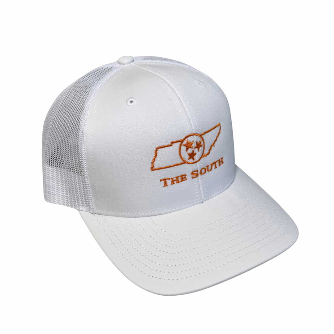 Solid White/Orange - TN - The South