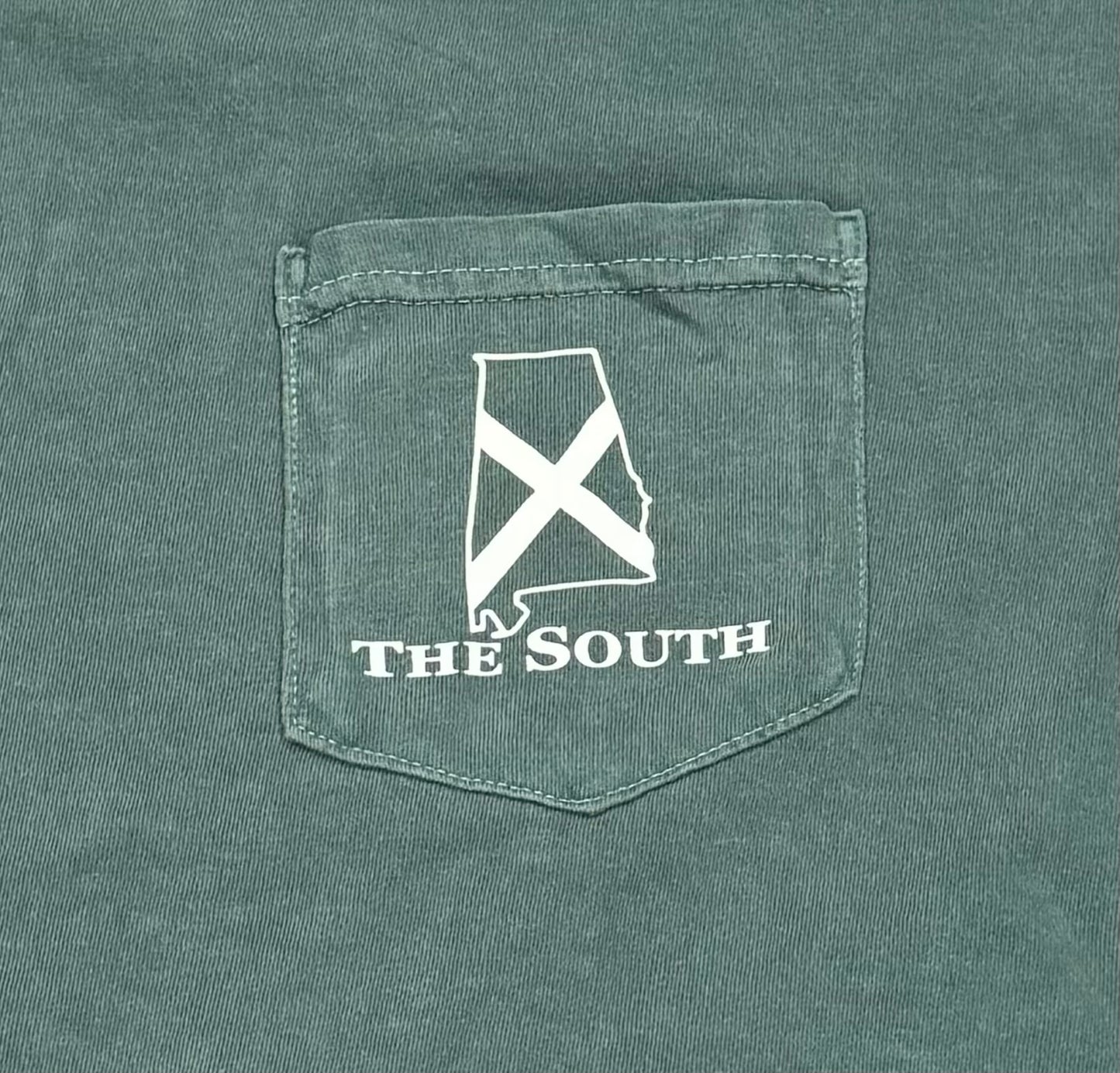 The South Pocket Tee - Blue Spruce - The South