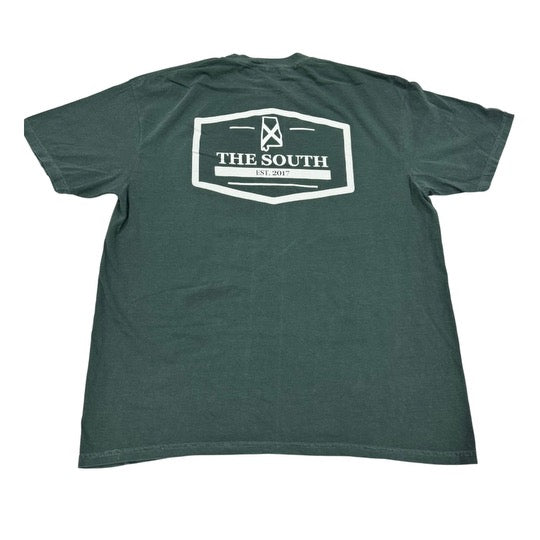 The South Pocket Tee - Blue Spruce - The South