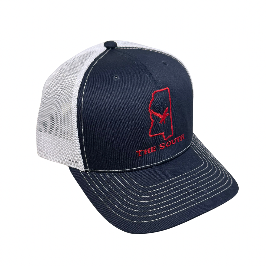 Navy/White/Red - MS - The South