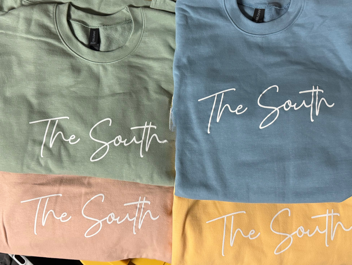 Crewneck Sweatshirt - Stone Blue - The South