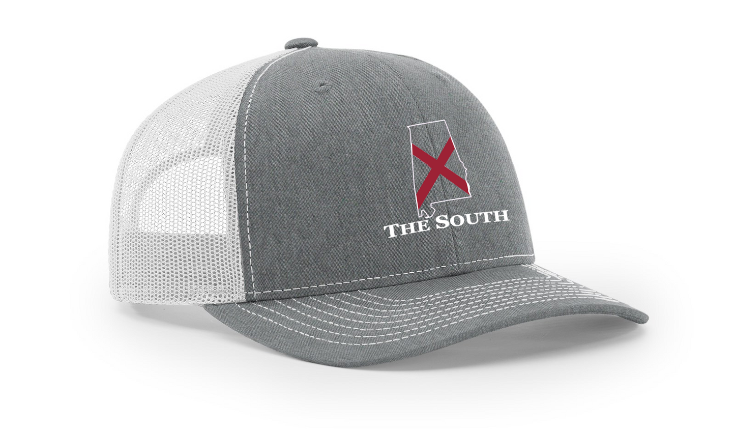 Heather Grey/White/CrimsonX - The South