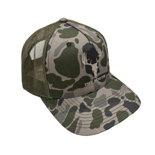 Five Panel - Marsh Duck Camo/Loden/Khaki - Buck - The South