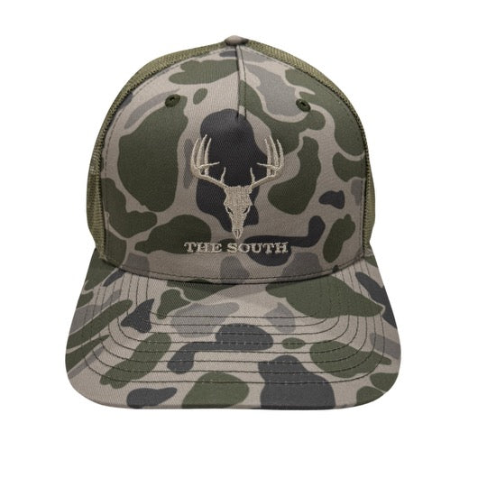 Five Panel - Marsh Duck Camo/Loden/Khaki - Buck - The South