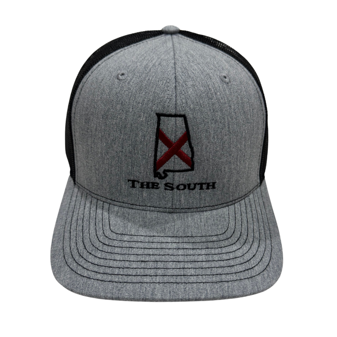Heather Grey/Black/CrimsonX - The South