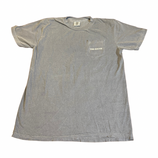 The Flag Pocket Tee - Denim - The South