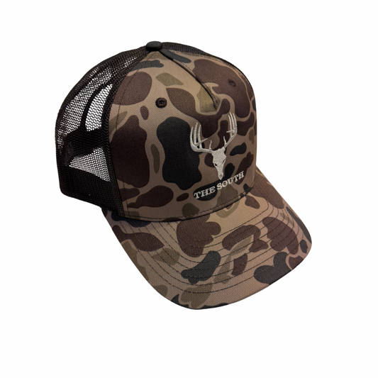 Five Panel - Bark Duck Camo/Brown/Khaki - Buck