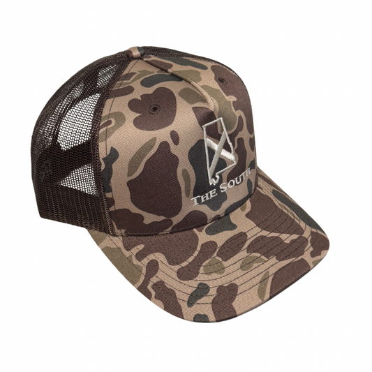 Five Panel - Bark Duck Camo/Brown/Khaki - The South
