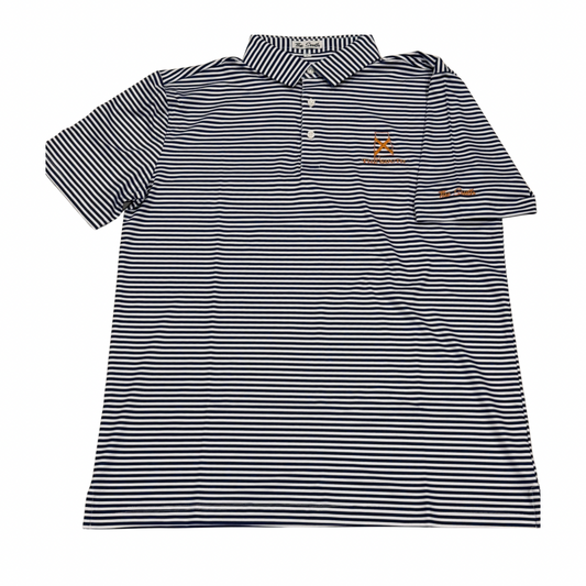 Navy/Orange Performance Polo