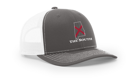 Charcoal/White/CrimsonX - The South