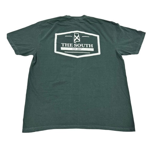 The South Pocket Tee - Blue Spruce - The South
