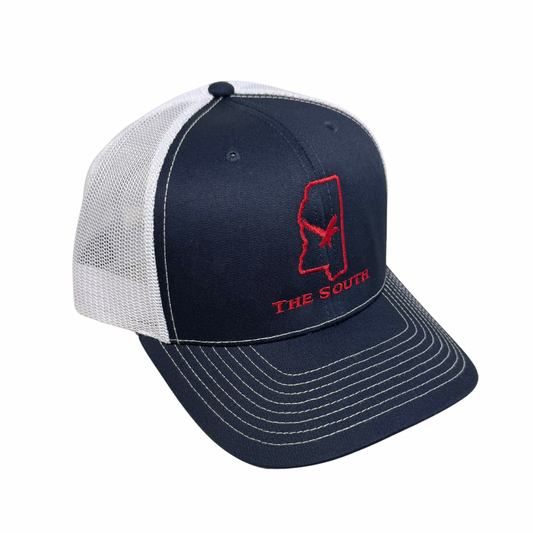 Navy/White/Red - MS - The South