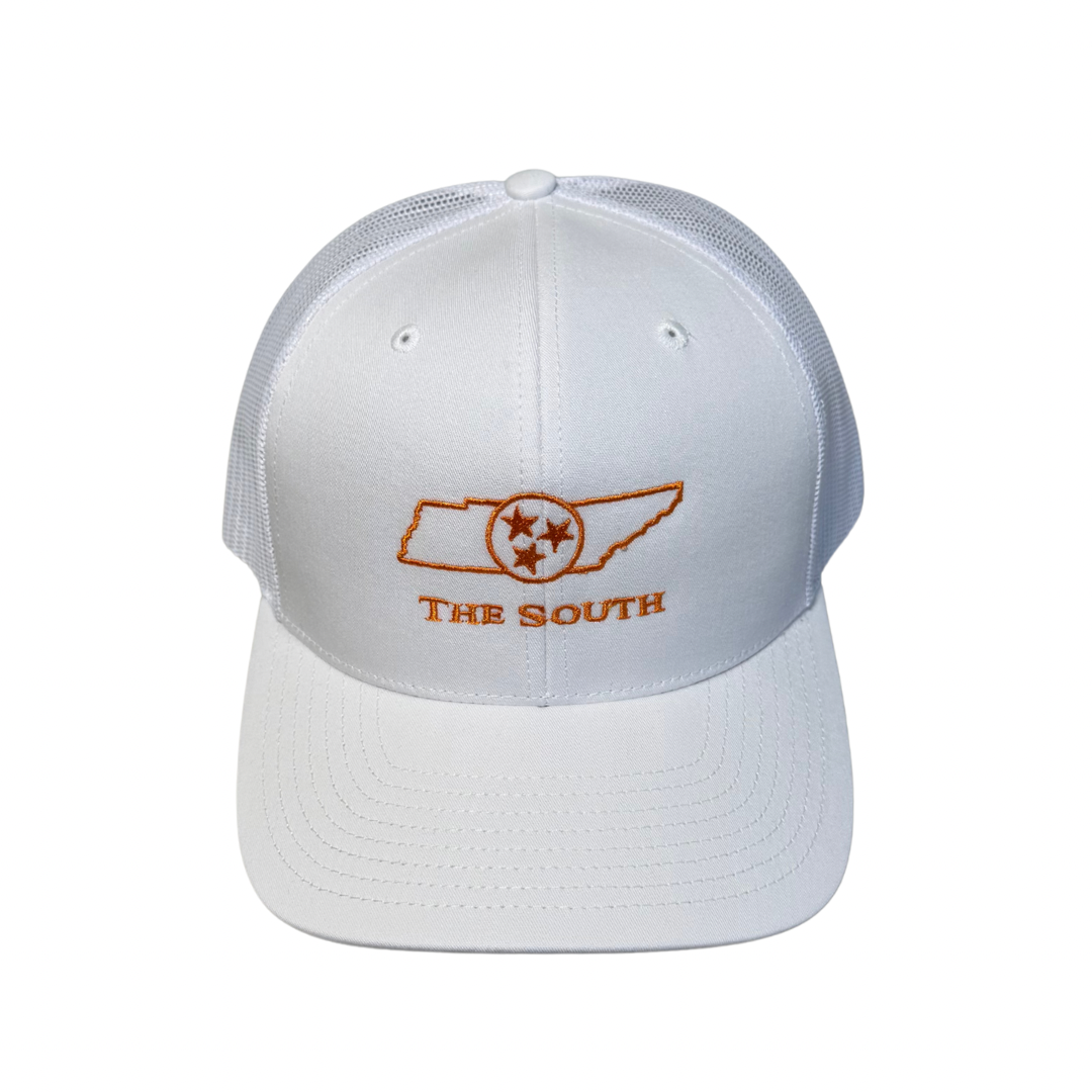 Solid White/Orange - TN - The South