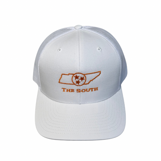 Solid White/Orange - TN - The South
