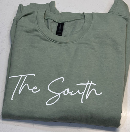 Crewneck Sweatshirt - Sage - The South