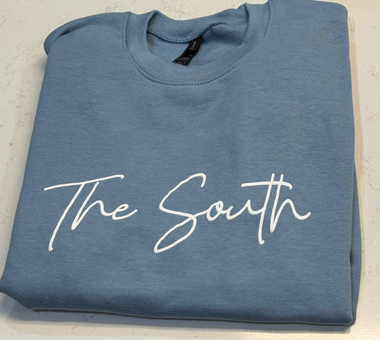Crewneck Sweatshirt - Stone Blue - The South