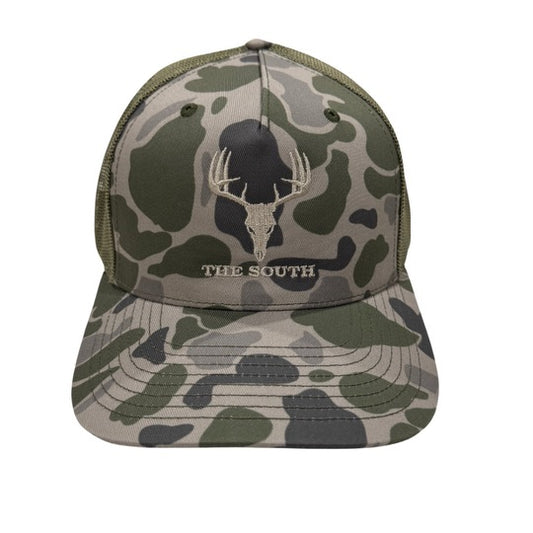Five Panel - Marsh Duck Camo/Loden/Khaki - Buck - The South