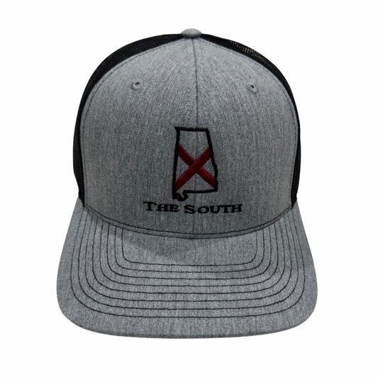 Heather Grey/Black/CrimsonX - The South